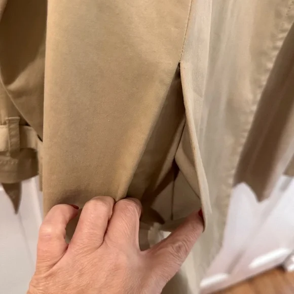 Old Navy Classic Tan Trench Coat - Picture 3 of 6
